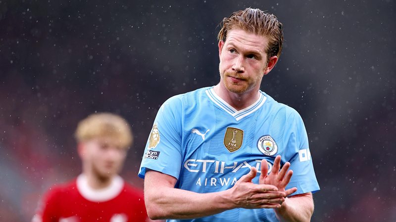 Kevin De Bruyne - huyền thoại sống tại Man City. Ảnh: Internet