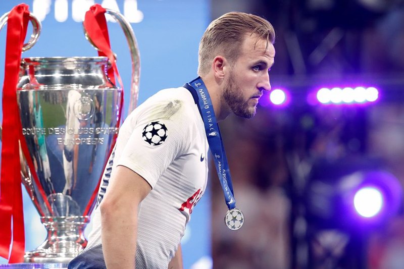 Kane ngậm ngùi về nhì cùng Tottenham tại Chung kết Champions League 2019. Ảnh: Internet