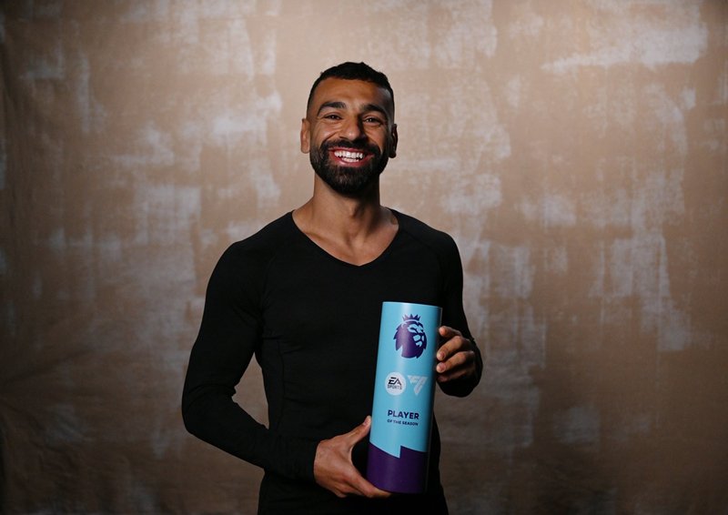 Mohamed Salah chính thức đoạt giải Cầu thủ xuất sắc nhất Ngoại hạng Anh 2024-2025. Ảnh: EPL