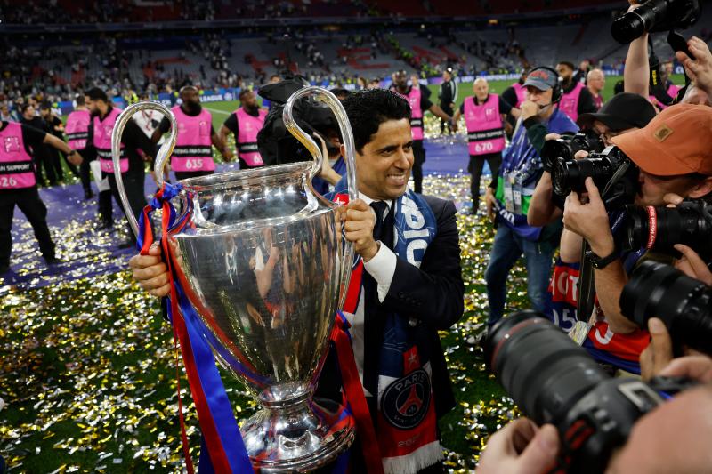 Al-Khelaifi hoàn tất giấc mơ chinh phục Champions League.