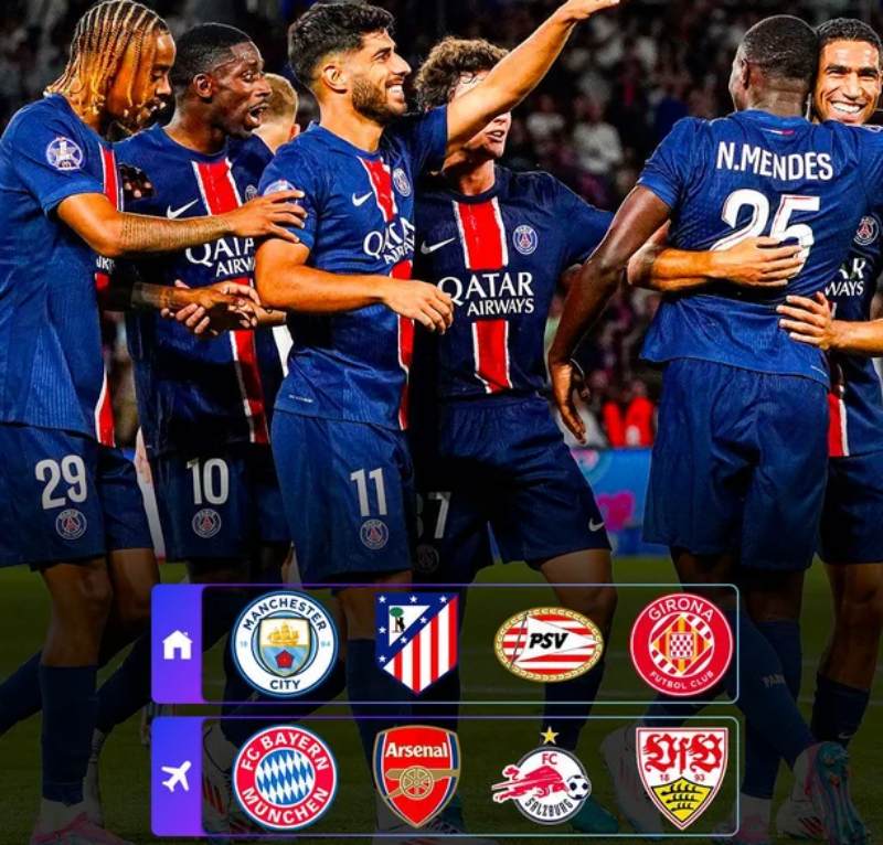 Hành trình bảo vệ ngôi vương Champions League chông gai của PSG.