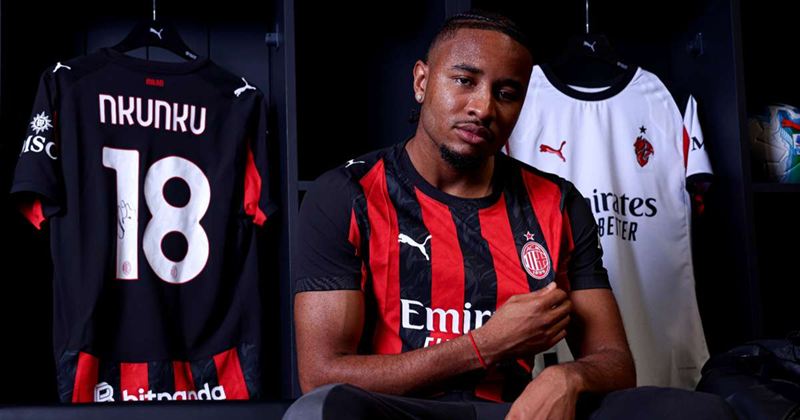 Christopher Nkunku ra mắt AC Milan. Ảnh: Internet