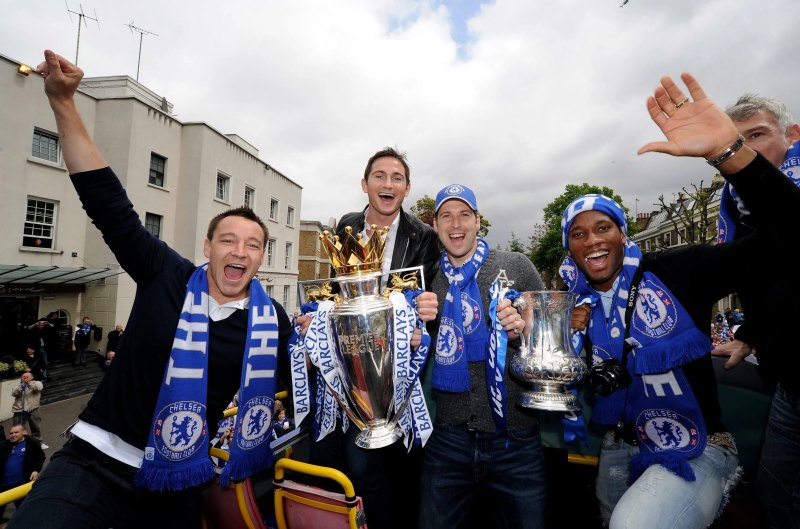 Các huyền thoại sống mãi trong lòng fan hâm mộ Chelsea.
