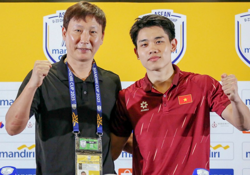 Đình Bắc được thầy Kim gửi gắm kỳ vọng lớn.