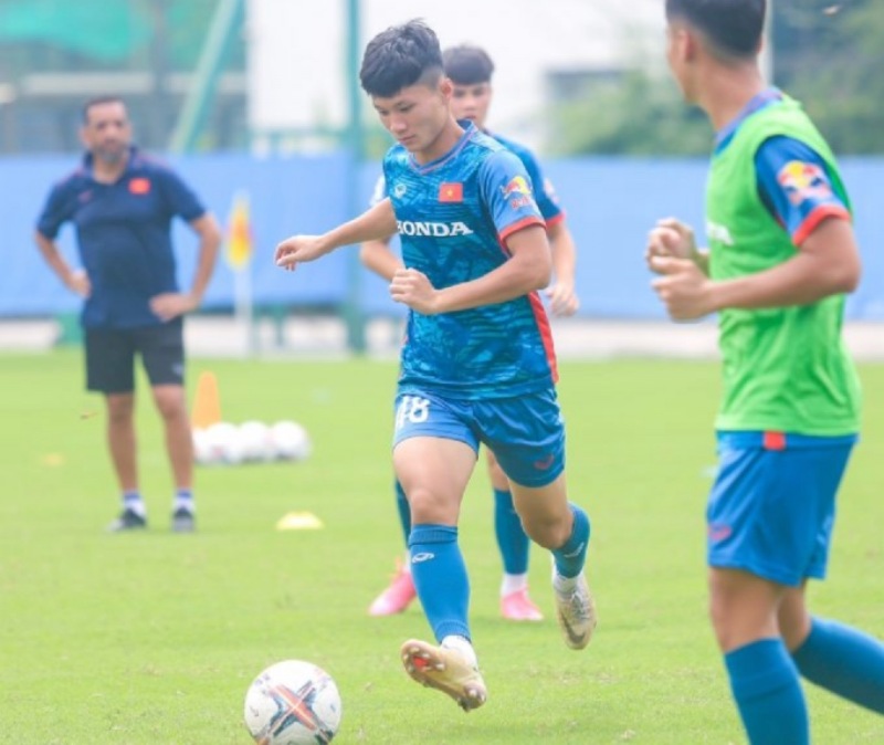 Quốc Cường chờ đợi tạo dấu ấn trong màu áo U23 Việt Nam.