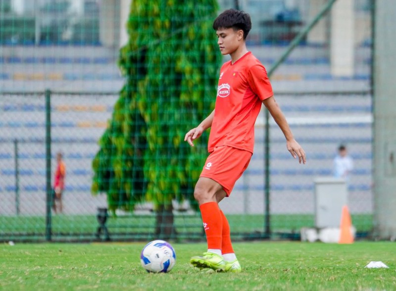 Minh Phúc là gương mặt đầy hứa hẹn cho tương lai bóng đá quốc gia.