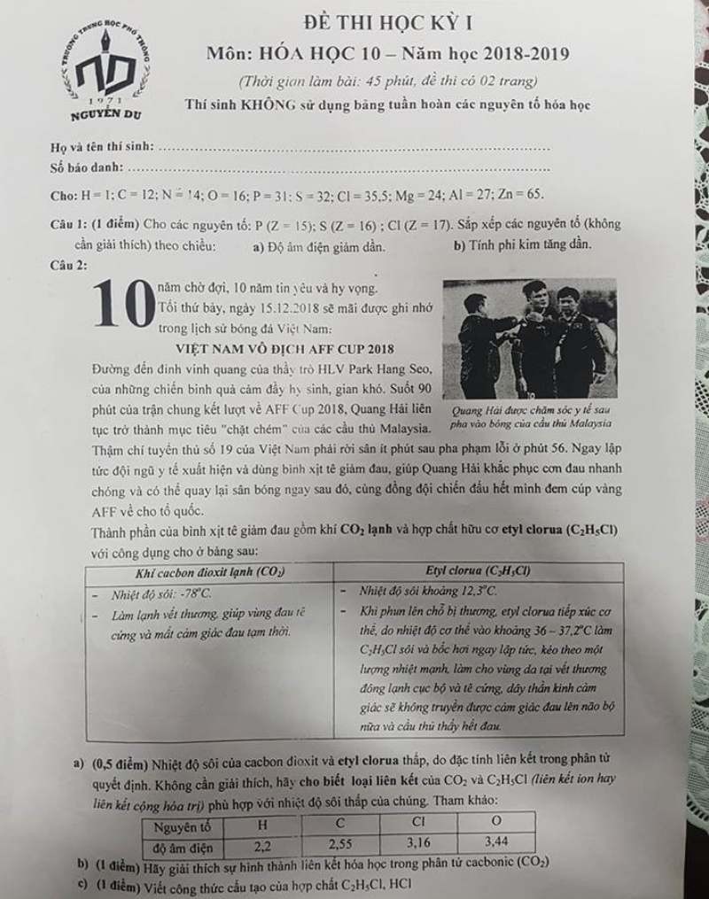 Đề thi thú vị.