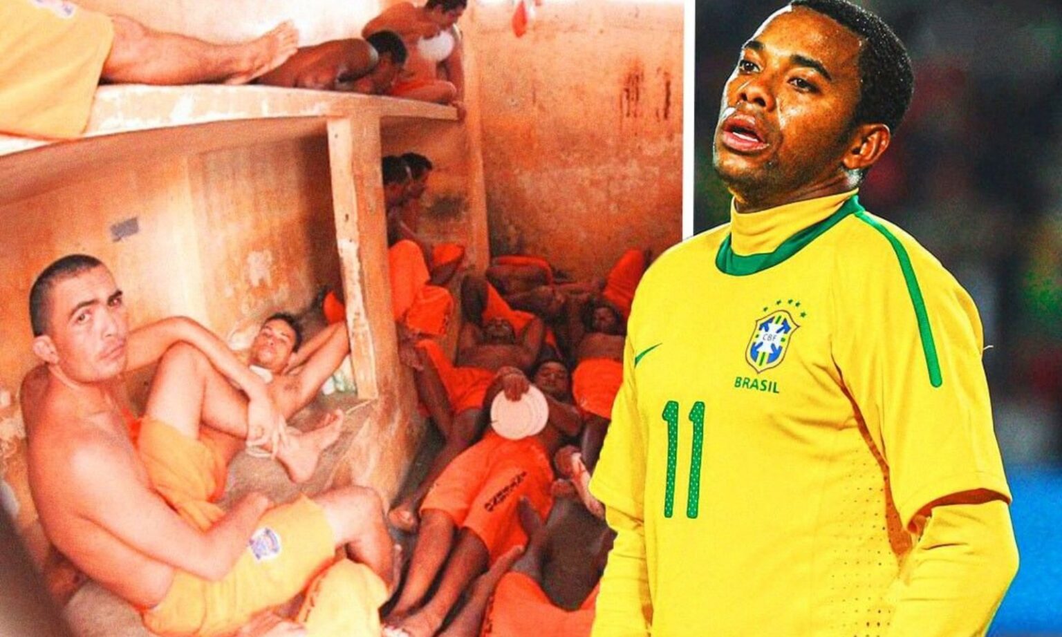 Cuộc sống tù tội của Robinho sau những song sắt