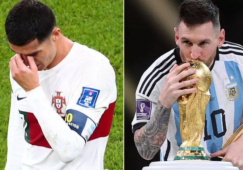 Thực tế chưa thể chinh phục cúp vàng khiến Ronaldo bị đánh giá thấp hơn Messi.