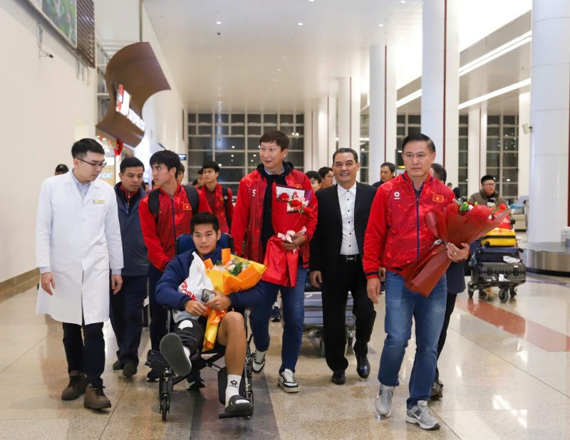 Thủ lĩnh hàng phòng ngự U23 Việt Nam được chăm sóc chu đáo.