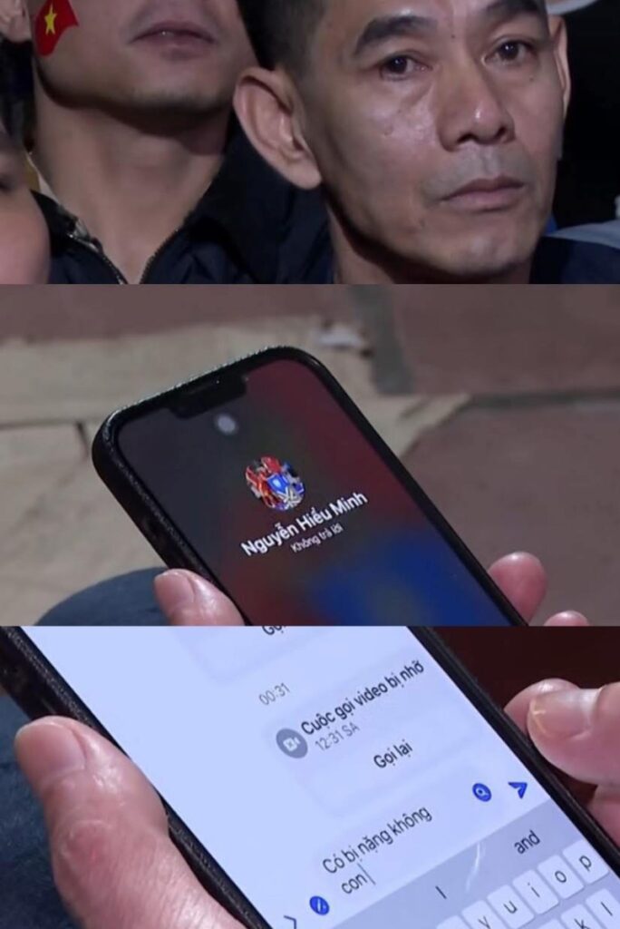 Dòng tin nhắn gửi vội của cha Hiểu Minh.